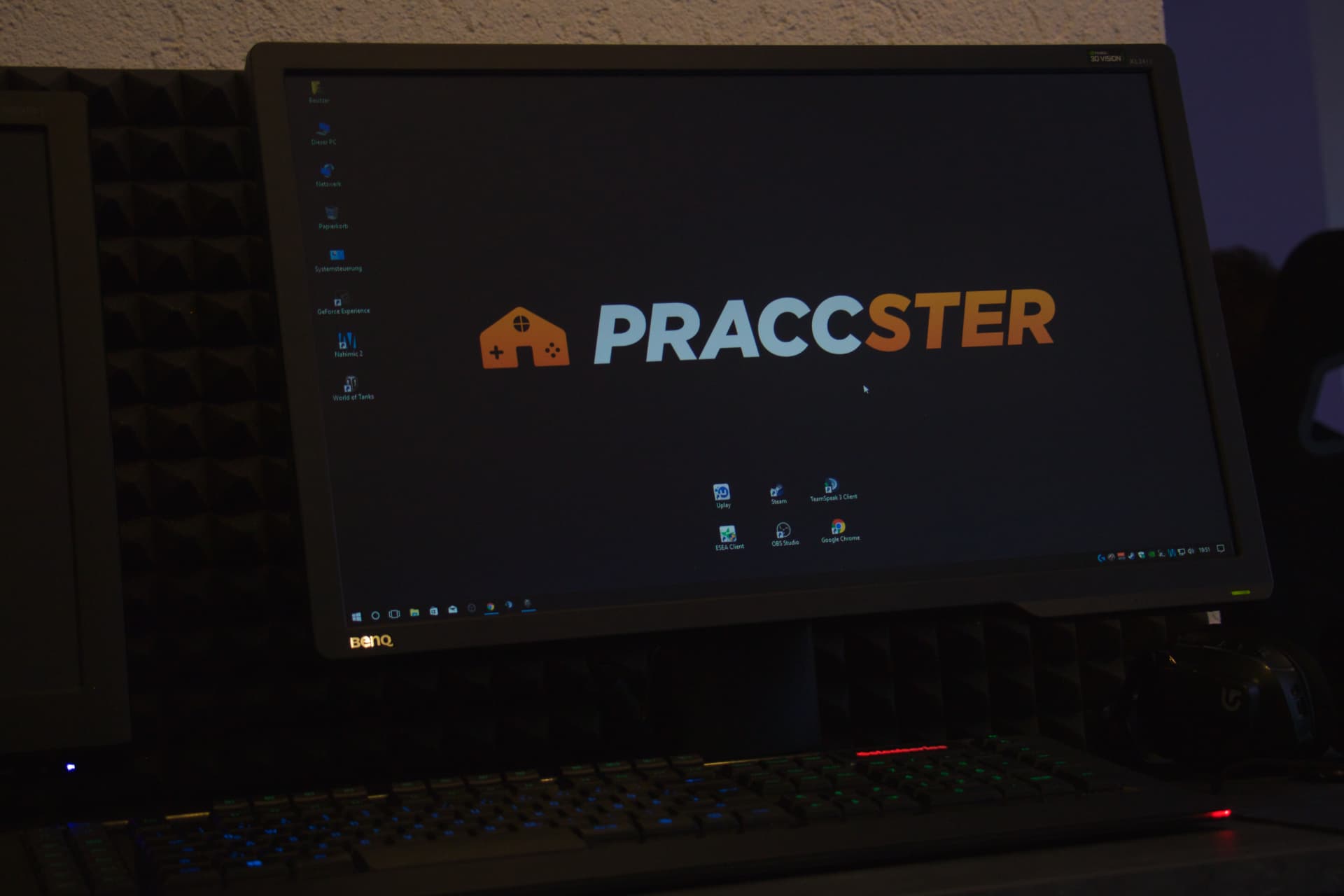 PRACCSTER Bildschirm